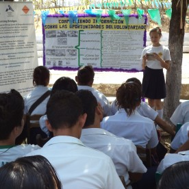 Activity of CEDRU at San Pablo school - San Rafael del Sur - Nicaragua
